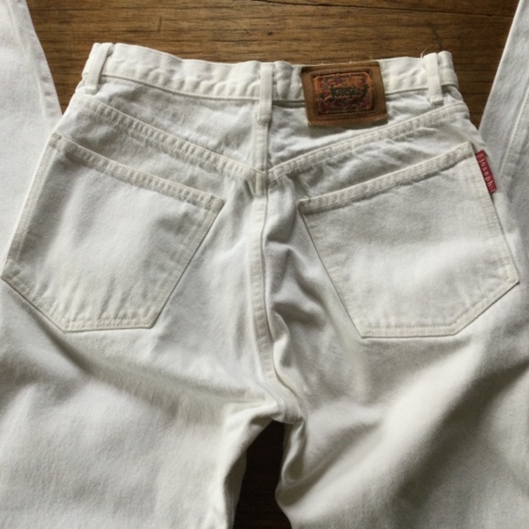 Vintage For Joseph High Rise “Colette” Jean 29 White - Picture 5 of 12